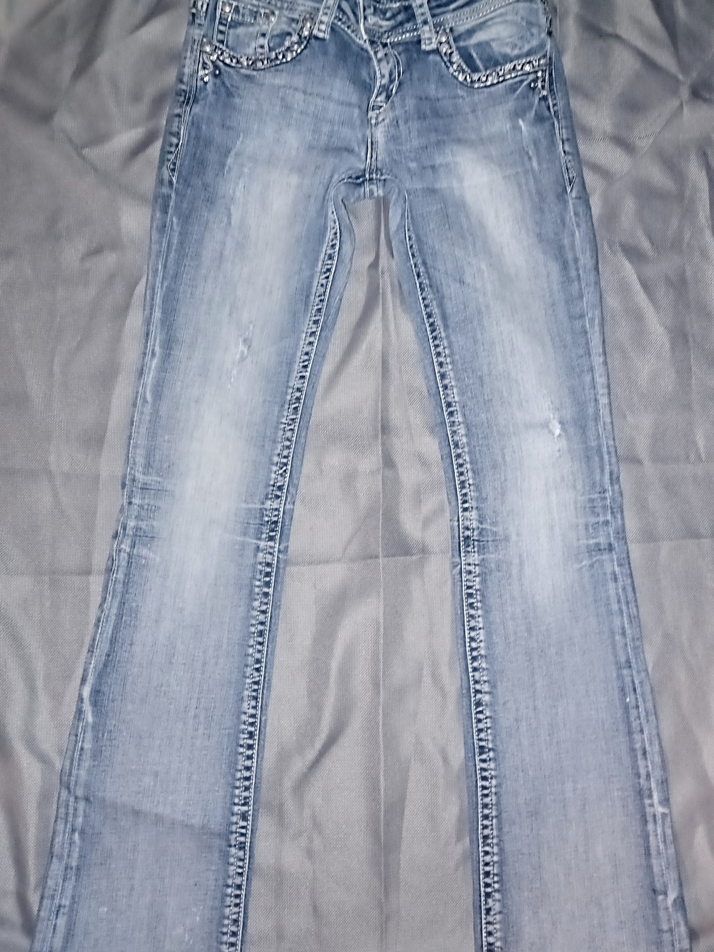 Grace Women's Light Blue Boot Cut Jeans